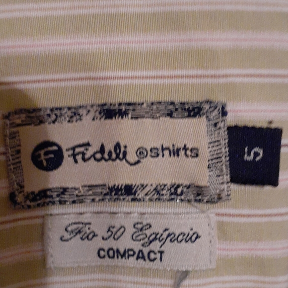 Mens large long sleeve button up shirt by Fideli - Picture 2 of 4